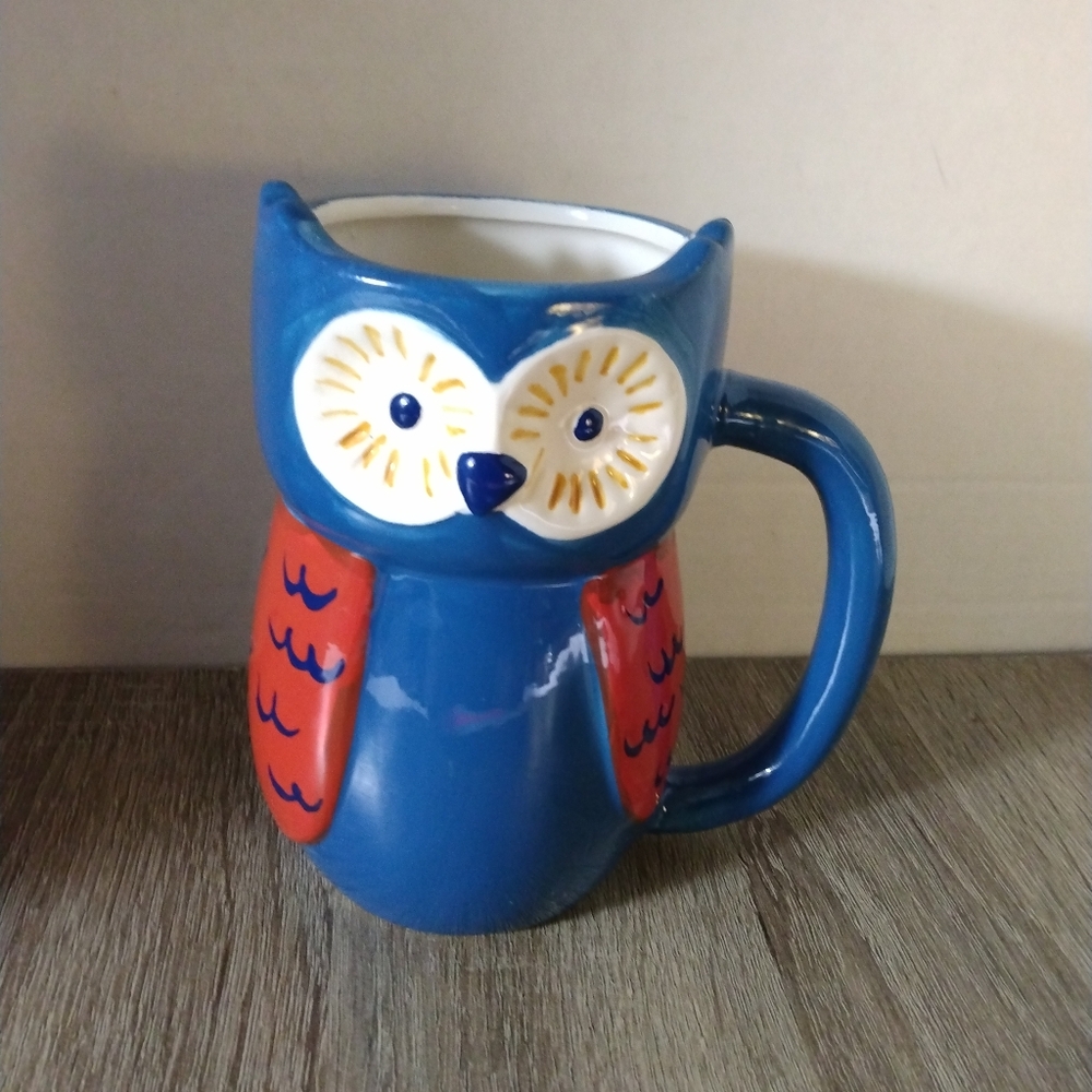 Holiday Home Owl Ceramic Mug